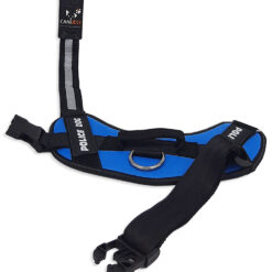 Harnais Canijess bleu pour chien moyen 50cm-77cm
