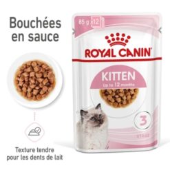Royal Canin Kitten Sauce - Sachet fraîcheur pour chaton 85 G