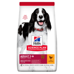 Hill’s Science Plan Aliment Pour Chien Adulte Medium Au Poulet (2.5kg ou 14kg)