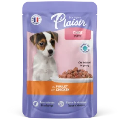 Sachet fraîcheur 100g d'émincés au POULET en sauce (chiot)