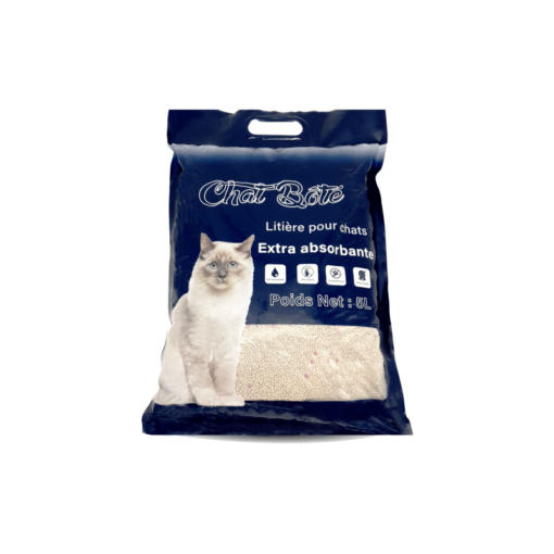 Litière sans parfum agglomérante et absorbante chat botté (5L)