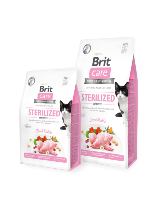 Brit Care Cat Grain-Free Sterilisé Sensitive 2kg | 7kg