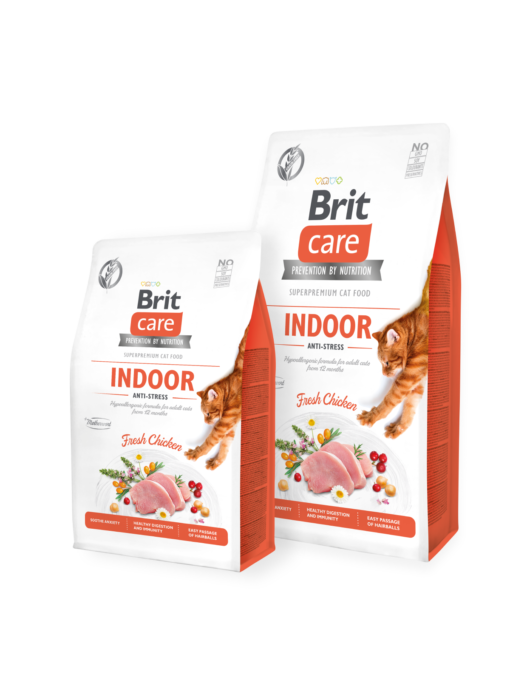 Brit Care Cat Grain-Free INDOOR ANTI-STRESS 2kg | 7kg