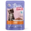 Sachets fraîcheur pour Chaton 100g d'émincés au POULET en sauce