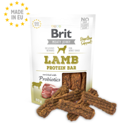 Brit Meat Jerky Snack– Agneau Protein bar (80g)