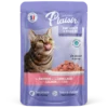 Sachets fraîcheur 100g d'émincés au Saumon et Cabillaud en sauce (convient pour chat stérilisé)