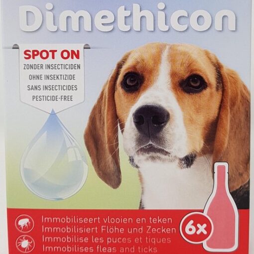 Dimethicon Pipette antiparasitaire pour chien 6 x 1 ml