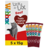 Webbox Lick-e-Lix pour chaton et chat avec plusieurs saveurs ( Saumon | Poulet | Boeuf)