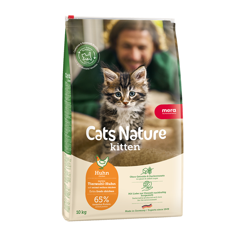Mera Cats Nature Chaton/kitten au poulet 2kg | 10kg