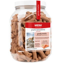 Mera Goody Snack Saumon et Riz pour chien 600g