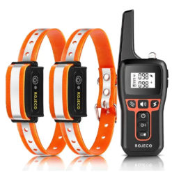 Collier de dressage pour deux chiens télécommandé (1km)