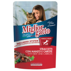 Miglior Gatto Morceaux de Viande Bœuf avec Sauce 100g