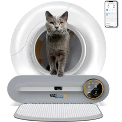 Litière Automatique et Connectée avec Application EziClean Robot k8i