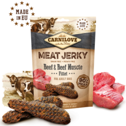Carnilove Dog Meat Jerky Snack Beef & Beef Muscle Fillet (Boeuf) 100g