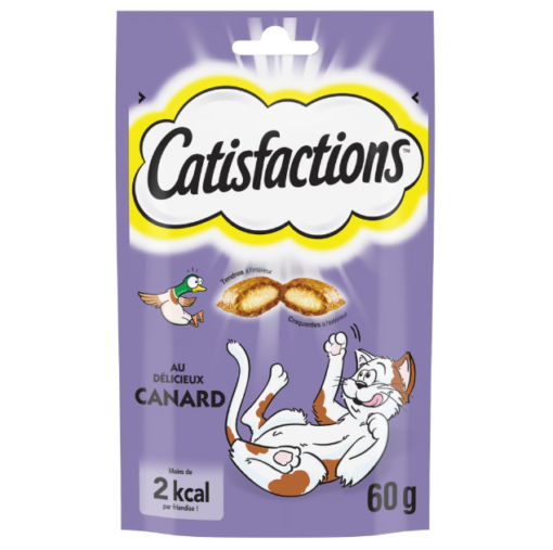 Catisfactions Friandises pour chat et chaton 60g (Boeuf | Poulet | Saumon | Canard | Fromage) – Image 8