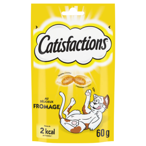 Catisfactions Friandises pour chat et chaton 60g (Boeuf | Poulet | Saumon | Canard | Fromage) – Image 6