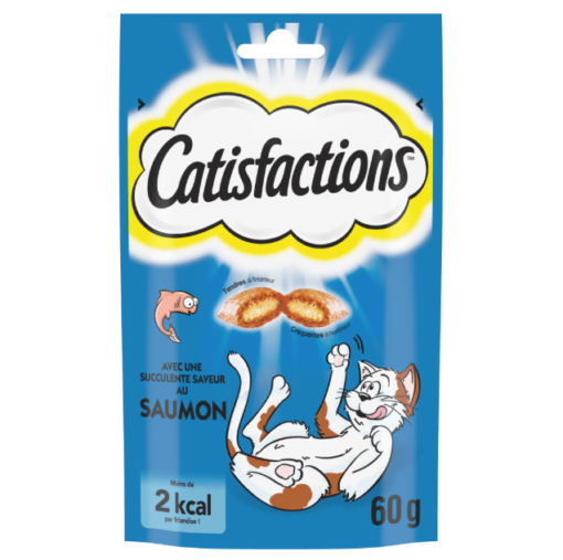 Catisfactions Friandises pour chat et chaton 60g (Boeuf | Poulet | Saumon | Canard | Fromage) – Image 7