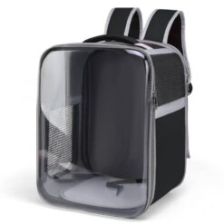 Sac de Transpost Transparent Carré Chat et petit Chien 40x28x28cm