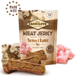 Carnilove Dog Meat Jerky Snack Turkey And Rabbit (Dinde et Lapin) 100g