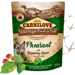 Carnilove Dog Paté Pheasant with Raspberryleaf (Faisan) 300g