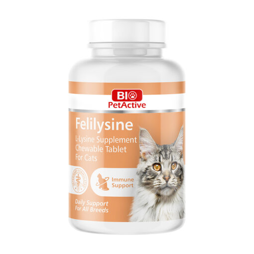 Bio Felilysine - Suppléments de L-Lysine pour Chats - 90 Comprimés