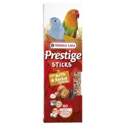 Prestige Sticks Petites Perruches avec Noix Et Garniture de Raisins -Versal Laga-