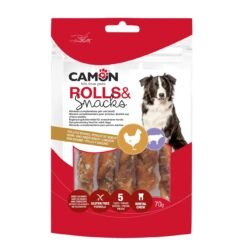 Camon Torsade bicolore avec peau de Poulet et de Bœuf 70g