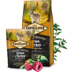 Carnilove Dog Croquettes Salmon Turkey Pour Chien Grande Race (Saumon et Dinde) 12kg