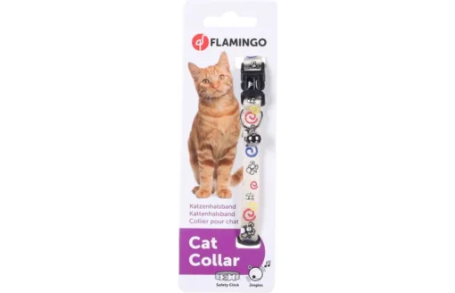 Flamingo Collier Chat Ziggi Blanc – Image 2