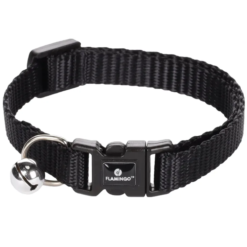 Flamingo Collier Chat Ziggi Noir