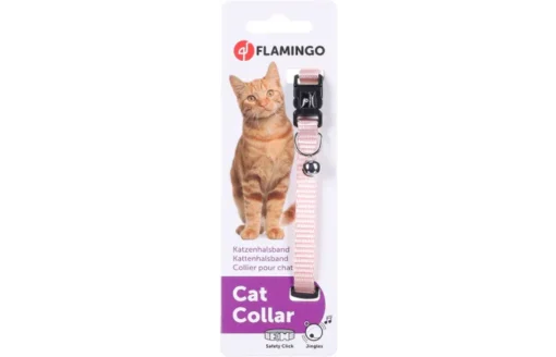 Flamingo Collier Chat Ziggi Rose clair – Image 3