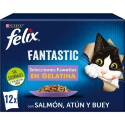 Purina Felix Fantastiques sélections préférées en gélatine 12x85g