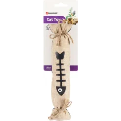 Flamingo Jouet Chat Mola Bonbon Beige Cat Nip