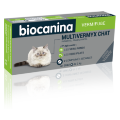 Vermifuge pour Chat Comprimé Fabriqué en France - 1 comprimé-