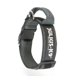 Collier d'intervention avec poignée Noir et Gris Julius K9 38-53cm