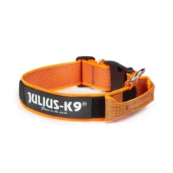 Collier d'intervention avec poignée Orange Julius K9 38-53cm