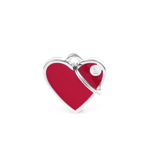 Médaille Basic Handmade Cœur Petit Rouge