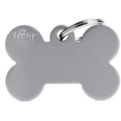 Médaille Basic Os Grand Gris en Aluminium