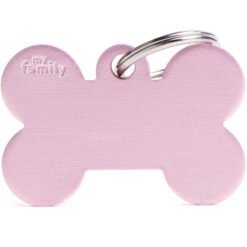 Médaille Basic Os Grand Rose en Aluminium