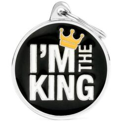 Médaille Charms "I'm The King" Grand