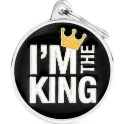 Médaille Charms "I'm The King" Grand