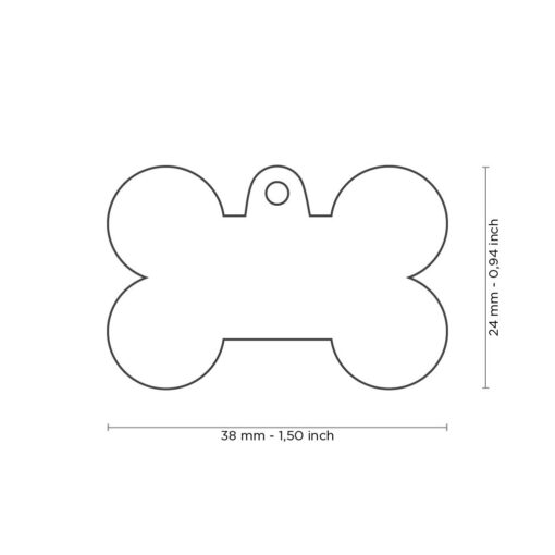 Médaille Style Pied de Poule Os Grand Rouge – Image 3