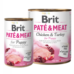 Brit Paté and Meat - Puppy (Pour Chiot A la Dinde) 400g