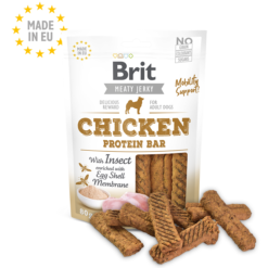Brit Meat Jerky Snack– Poulet Protein bar (80g)