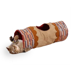 Tunnel Contemporain pour chats 61 cm