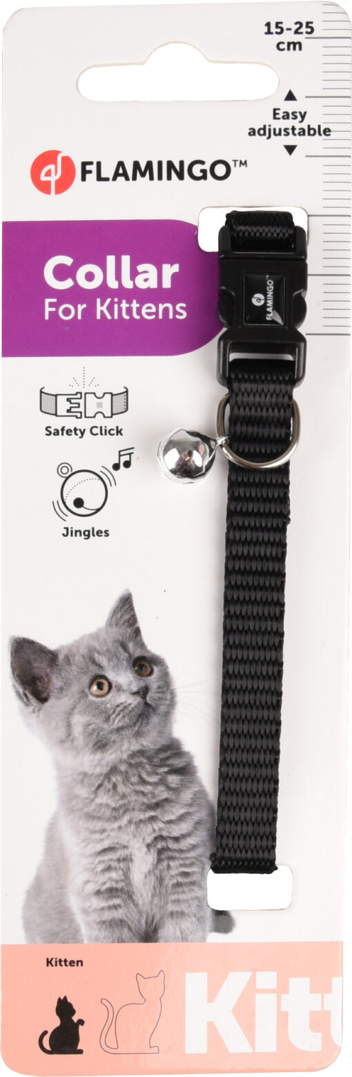 Flamingo Collier Chaton Ziggi Noir – Image 2
