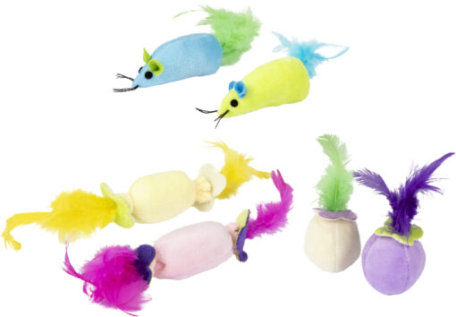 Flamingo Jouet Peluches avec Plume (2 pièces) – Image 2