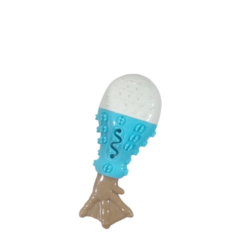 Jouet en Caoutchouc Sous Forme de Cuisse de Poulet (Bleu | Rouge)