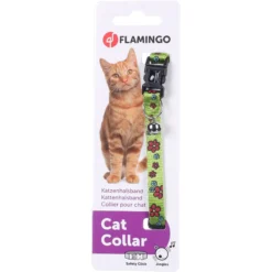 Flamingo Collier Chat Ziggi Vert