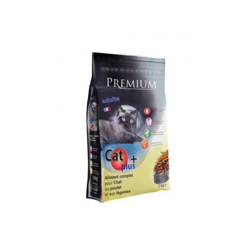 Cat Plus Croquettes Poulet et Légumes 4kg